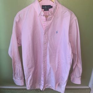 Men’s Polo by Ralph Lauren Pink Button Down